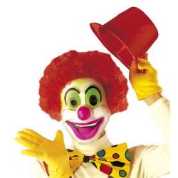 Maska klaun s vlásky